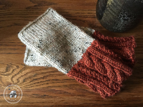 Fingerless Mitts – Rusty Wheat